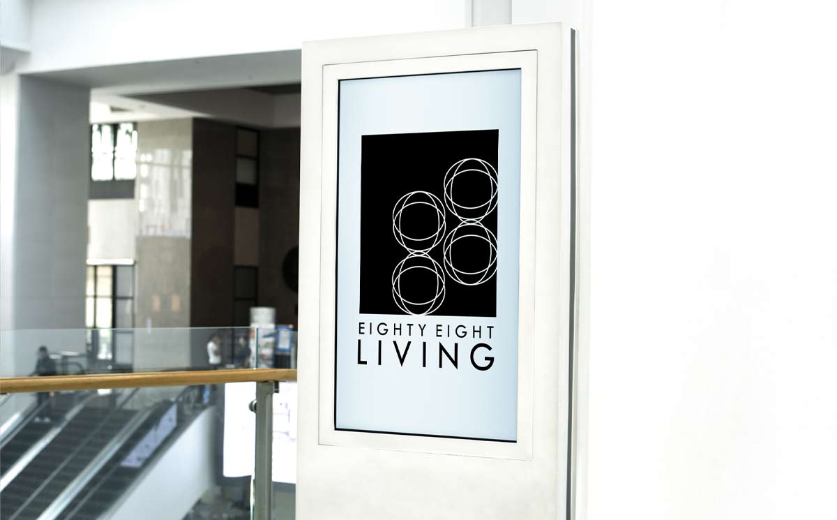 88 Living Logo Design