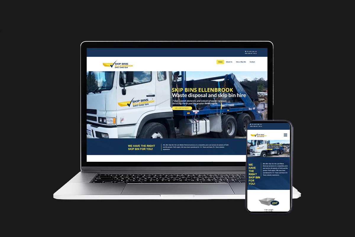 Skip Bins Ellenbrook Web Development