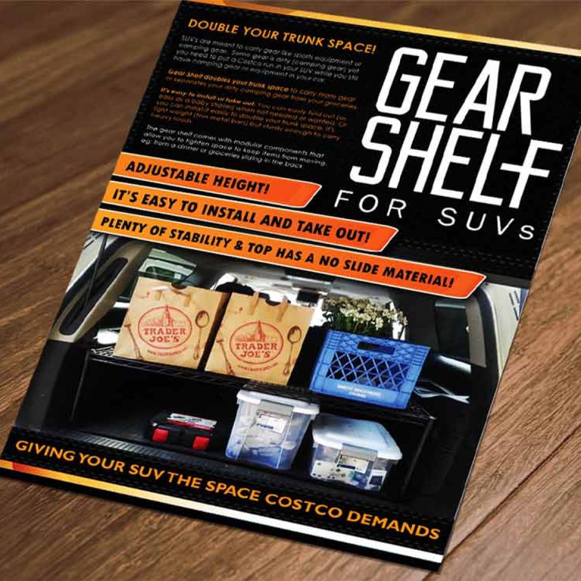 Gear Shelf Graphic Design