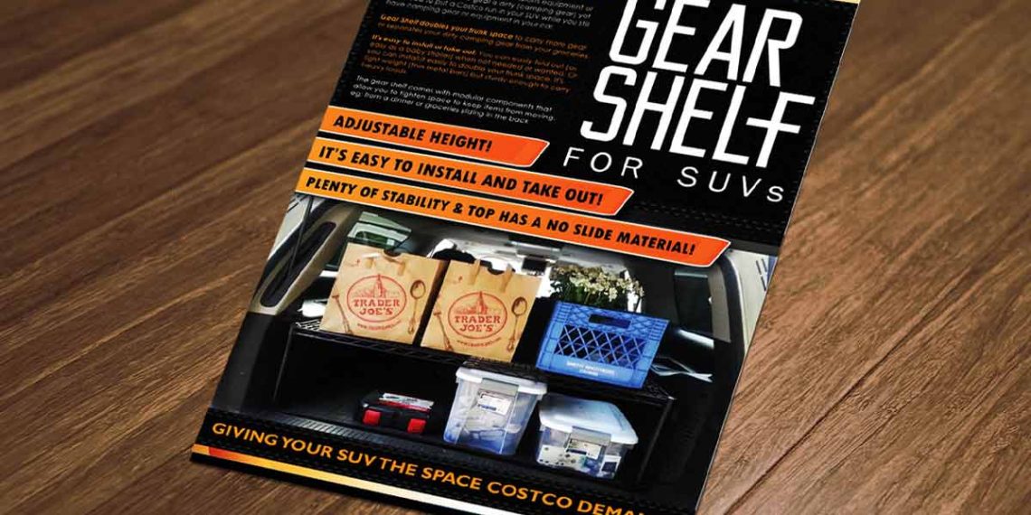 Gear Shelf Graphic Design